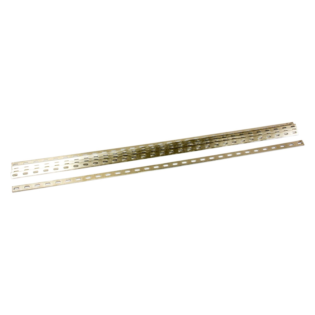 0.18 x 1 x 46 in. Aluminium Slotted Body Strap - Pack of 5