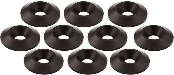 0.25 x 1.25 in. Countersunk Washer - Black, Pack of 10
