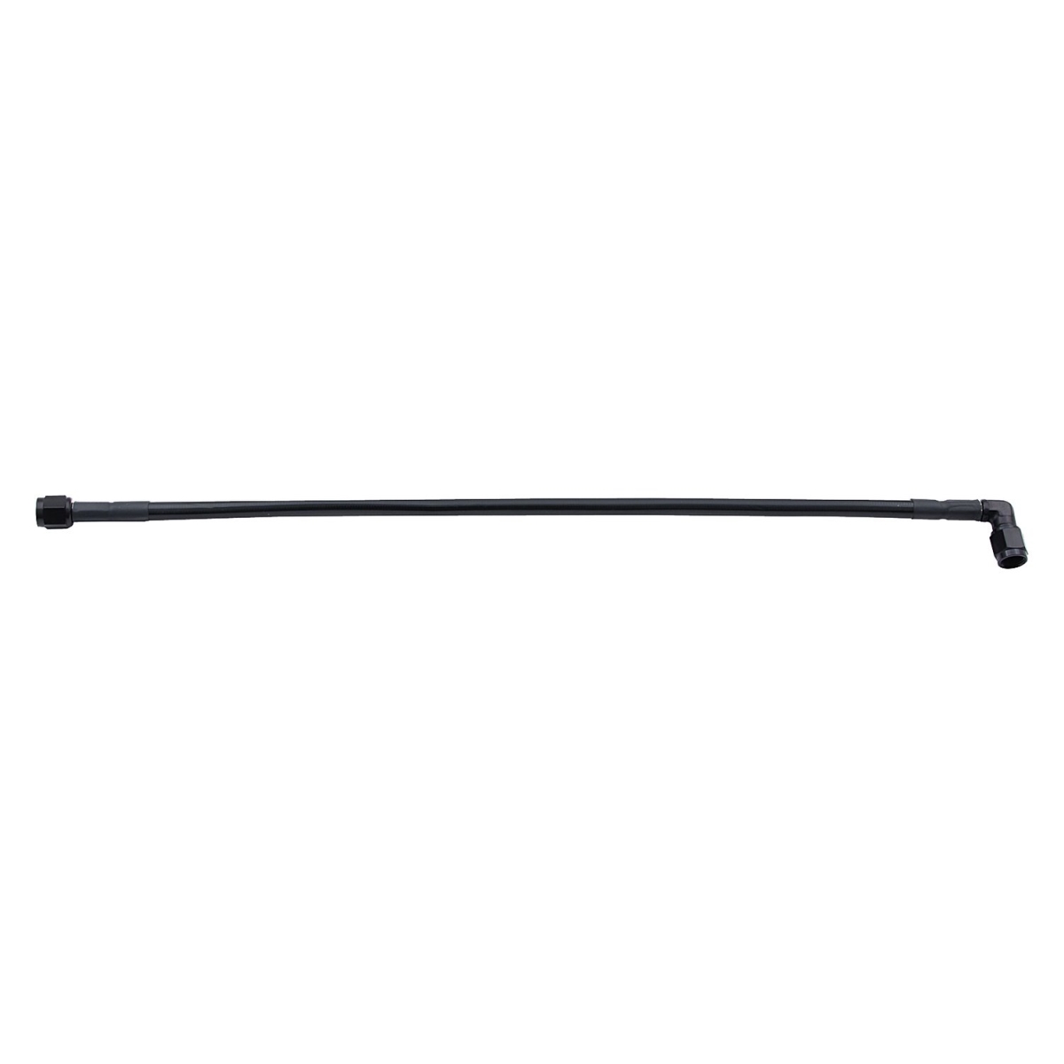 15 in. 90 deg -3 AN No. 3 Black Coated Braided Line