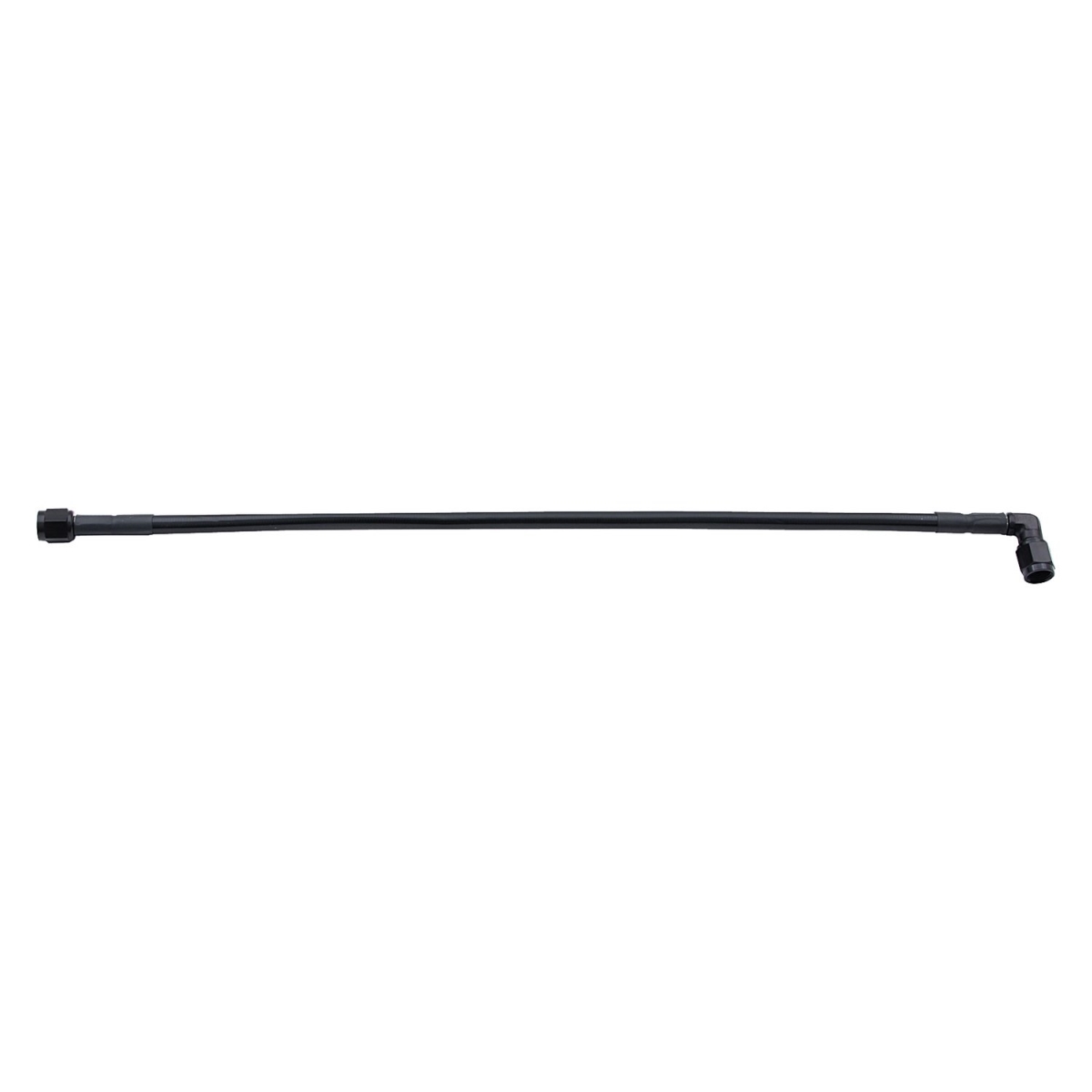 18 in. 90 deg -3 AN No. 3 Black Coated Braided Line