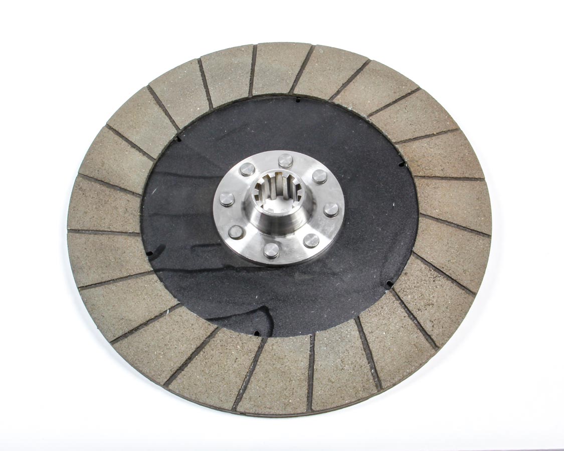 10.4 in. Street Stock Clutch Disc - 1.12 in. x 10 Spline - Solid Hub