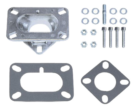2 Barrel Carb To 1 Barrel Manifold Adapter