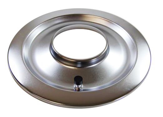 14 in. Flat Air Cleaner Base, Chrome
