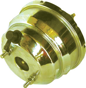 7-Inch Zinc Power Brake Booster - Yellow - Compact Design - High Durability