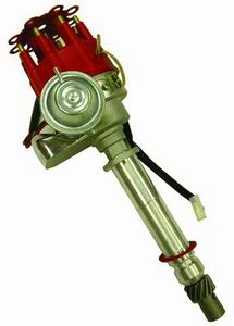 Cap Distributor for Small Block & Big Block Chevy, Red - Small