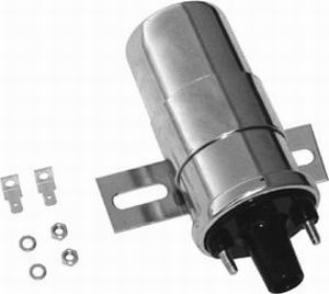 40KV Ignition Coil & Bracket - Black - Single Unit - High Performance