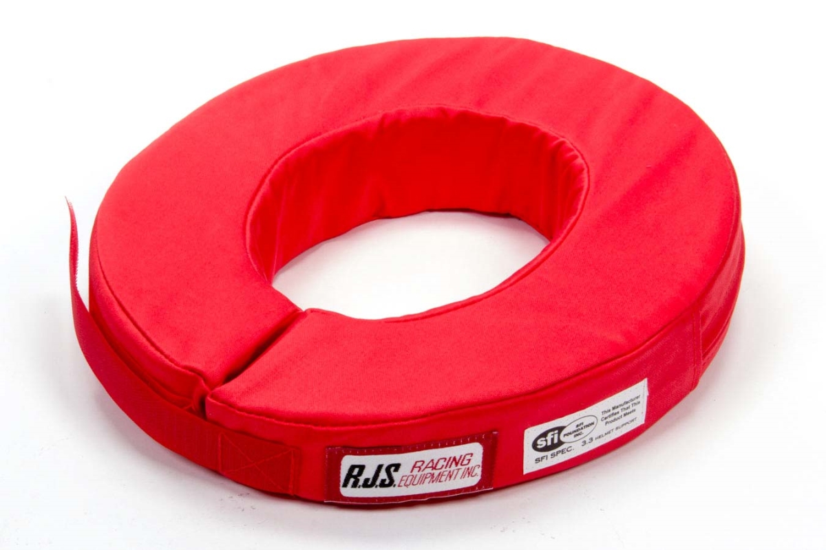 RJS11000404 360 deg Helmet Support - Red - SFI 3.3 Approved