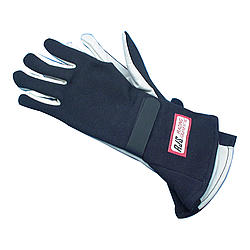 2 Layer Driving Gloves, Black - Large