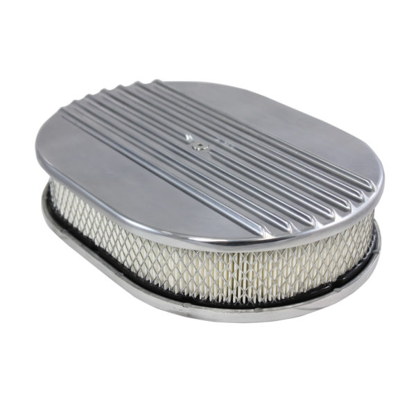 12 x 2 in. Oval Half Finned Top Air Cleaner Kit
