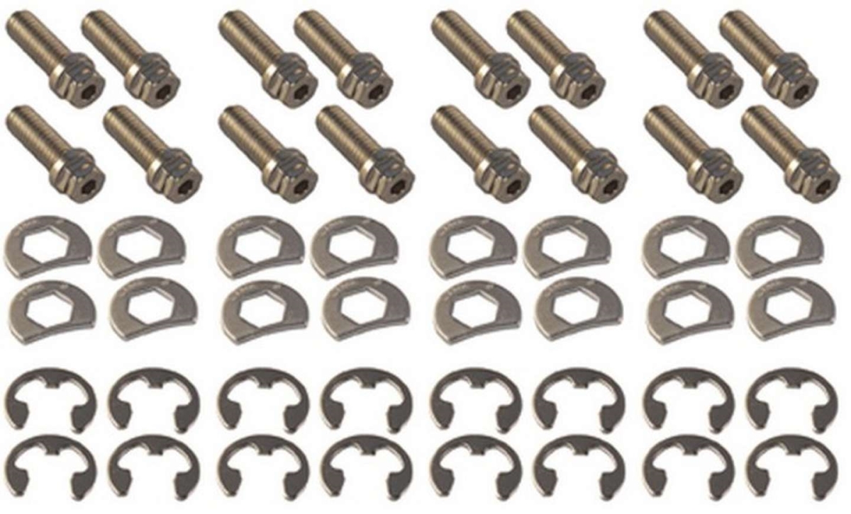 Header Bolt Kit - 6 Point - 0.37-16 x 1 in. - Set of 16