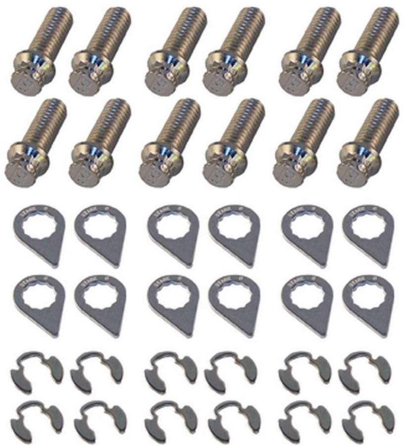 Header Bolt Kit - 12 Point - 0.37-16 x 1 in. - Set of 12