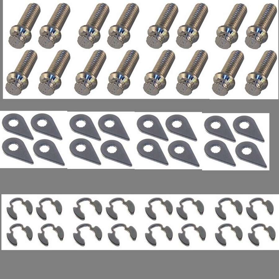 Header Bolt Kit - 12 Point - 0.37-16 x 1 in. - Set of 16