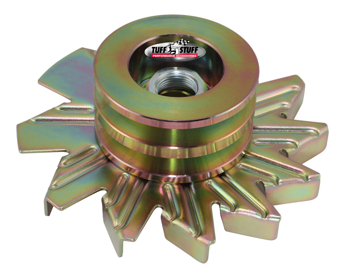 Alternator Gold Zinc Fan & Pulley Combo