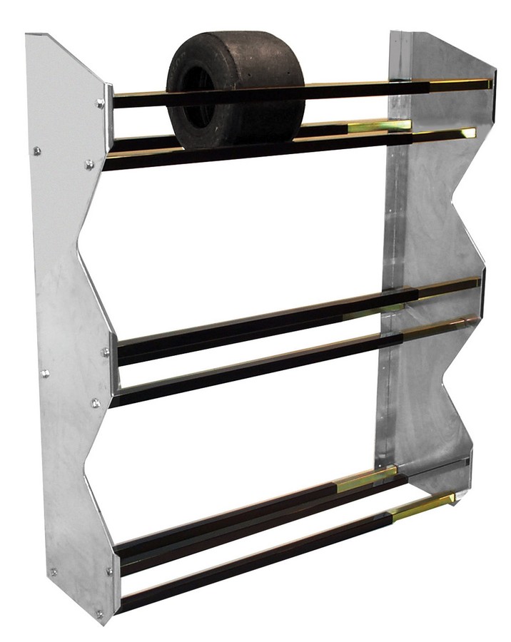 PIT389 3-Tier Kart Tire Rack - 48 x 13 in.