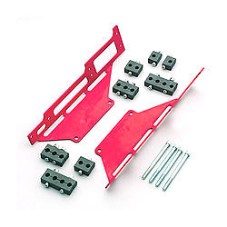 Spark Plug Wire Loom - Small Block Chevy C-B - Red