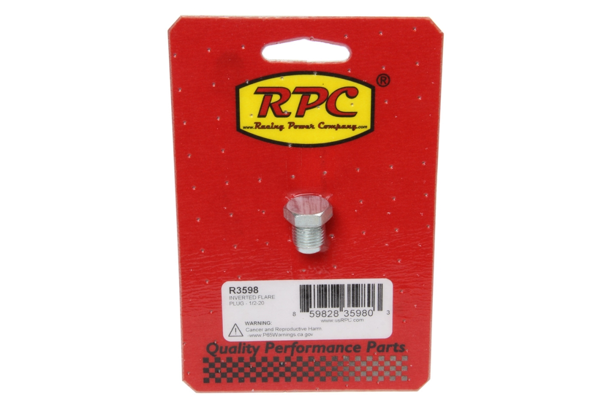 RPCR3598 0.5-20 in. Inverted Flare Plug