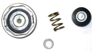 RPCR5010 Polished Plain Aluminum Radiator Cap
