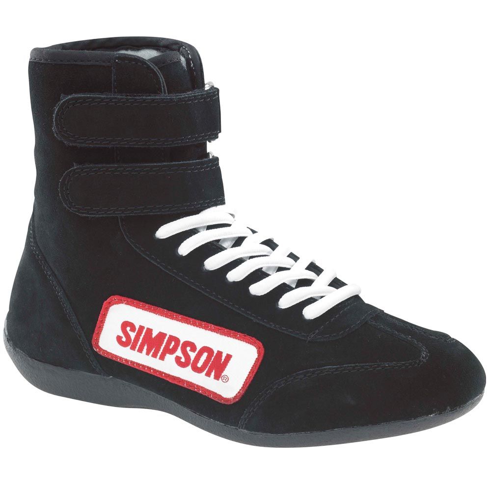 SIM28135BK 13.5 in. High Top Shoes, Black