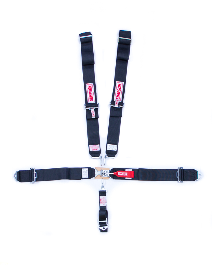 62 in. 5 Point Latch & Link Polyurethane Bolt-In Individual Harness System