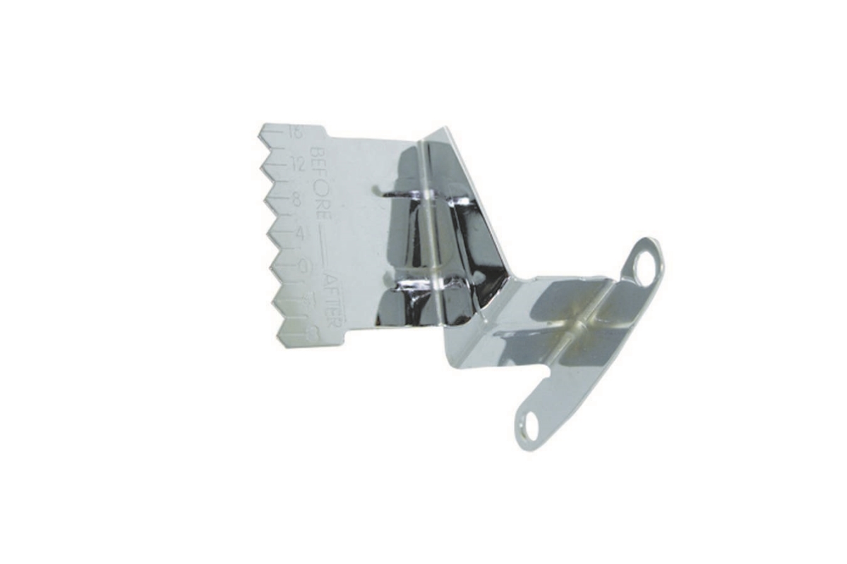Pointer Timing Tab Steel Chrome 8 in. OD Balancer - Small Block Chevy