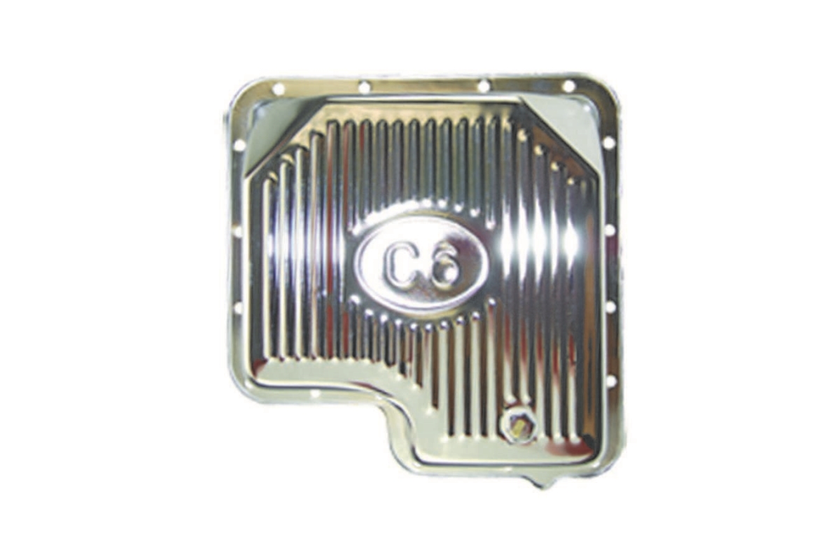 Ford C6 Steel Transmission Pan - Chrome