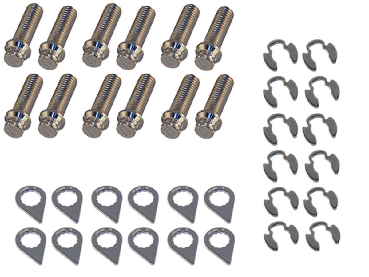 Header Bolt Kit - 12 Point - 0.37-16 x 1.25 in. - Pack of 12