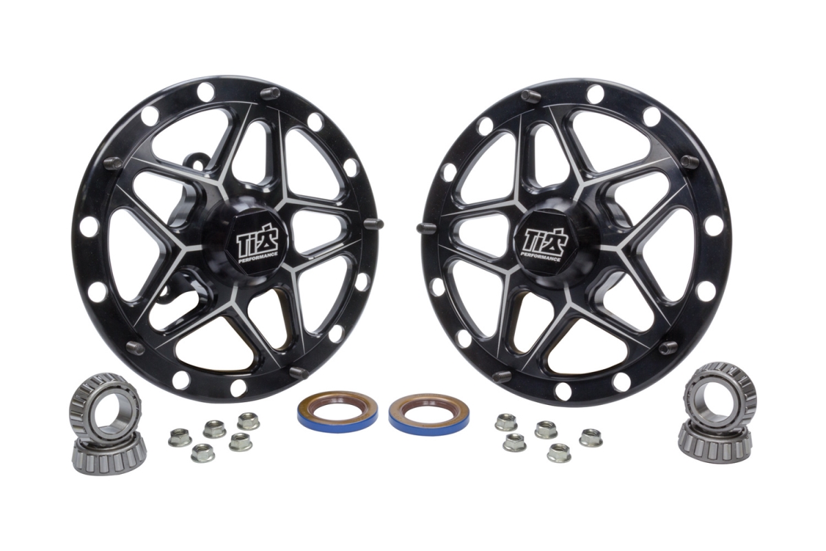 TIP2800 Direct Mount Forged Front Hubs, Black