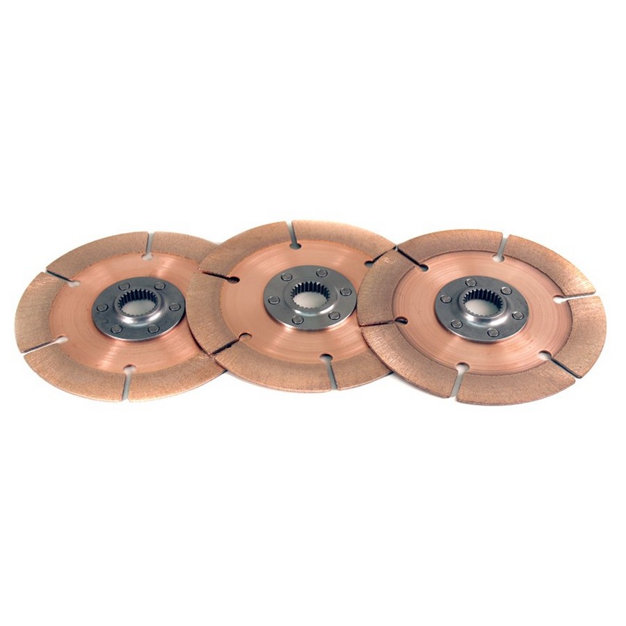 TIL64185-2-ABA-36 7.25 in. Metallic OT-II Racing Disc Pack - 3 Discs - 1.15 in. x 26 Spline Standard
