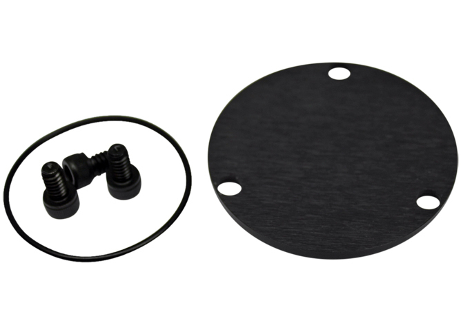 2.5 in. GN Dust Cap Kit with O-Ring & Screws, Black