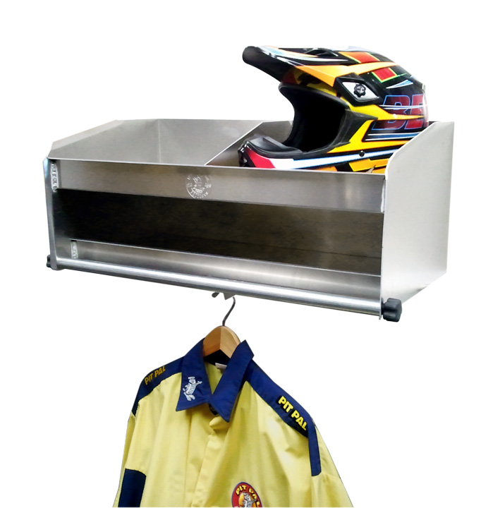 PIT331D Deluxe 2 Bay Helmet Shelf