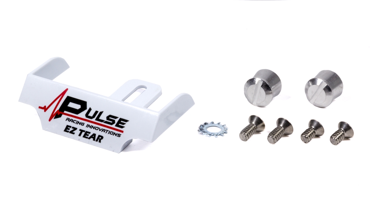 EZ Tear Off Post Kit, White with Silver