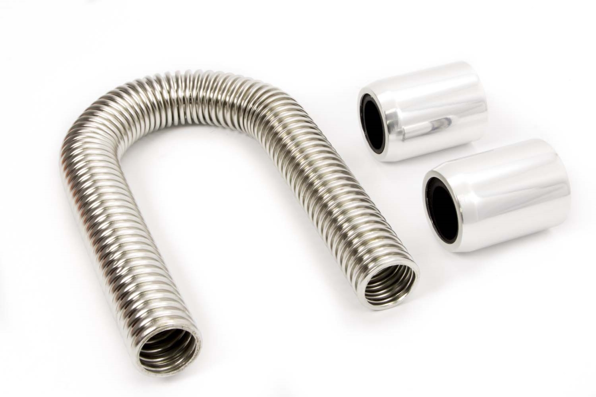48 in. Stainless Hose Kit with Polished Ends