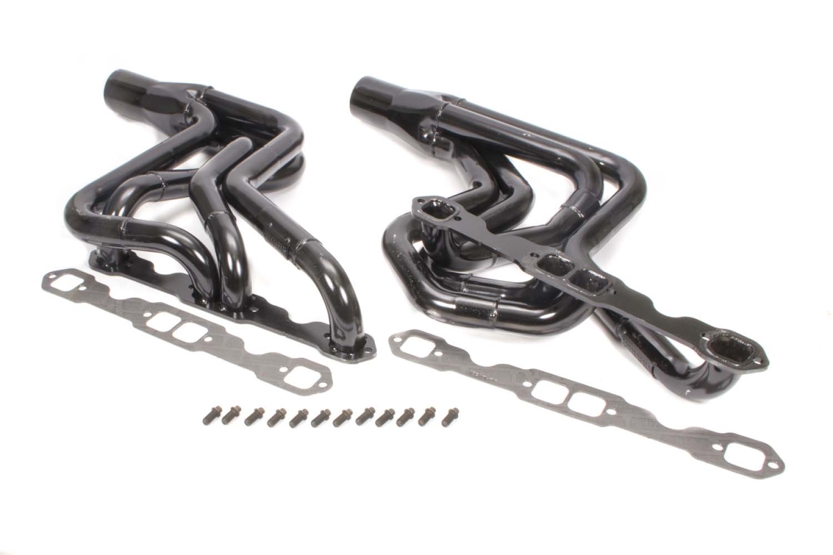 SCH185V Street Stock Headers for Small Block Chevy - 1.62 in. to 1.75 in. Tube - 3 x 8 in. Collectors -  SCHOENFELD