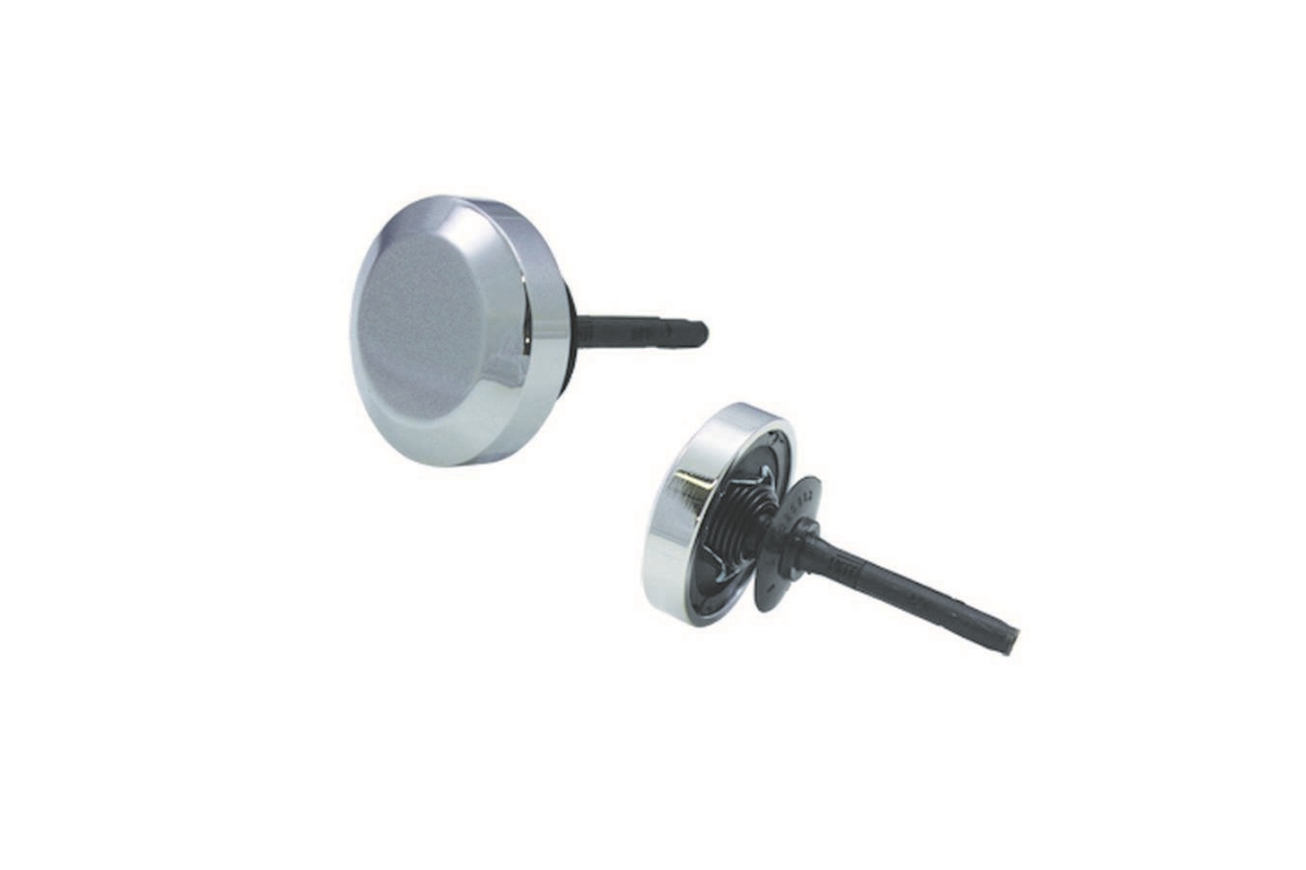 Saginaw Style Cap Power Steering Pump, Chrome