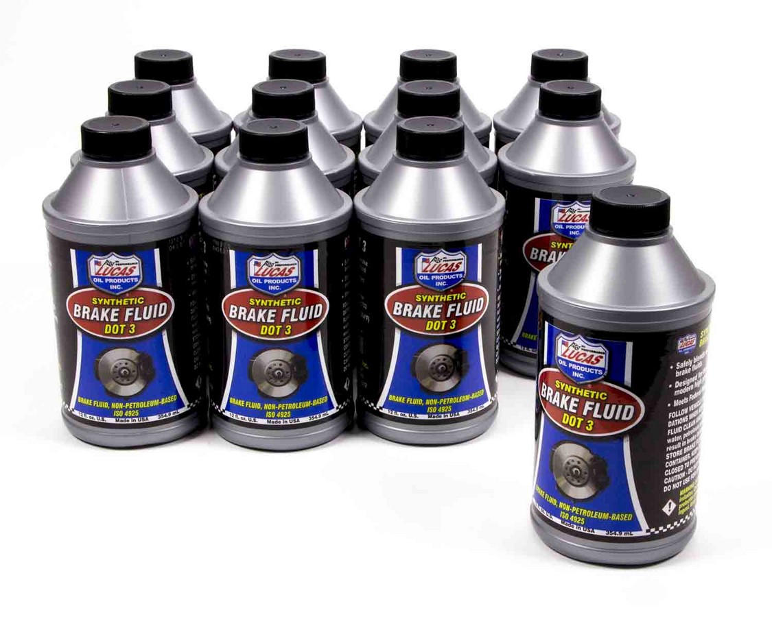 10825 12 oz Brake Fluid Dot 3 - Case of 12