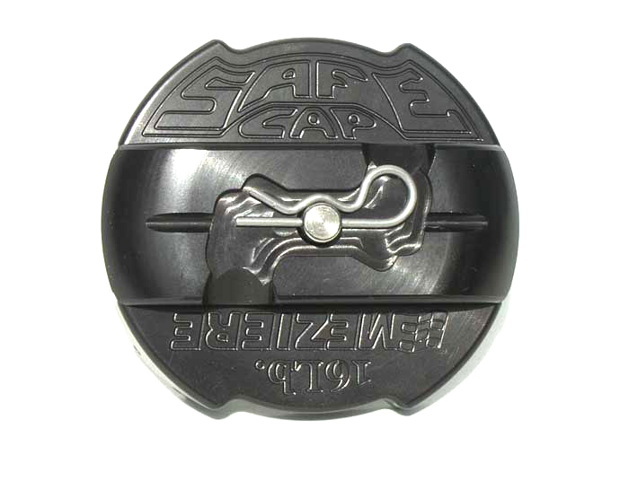 WCC301 16 lbs Anodized Safecap Radiator Cap, Black