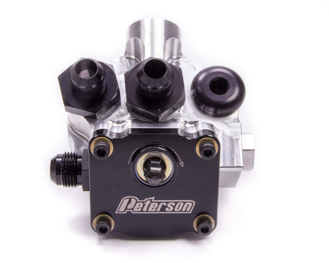 Remote Filter Mount with Primer Pump - Large Filter with 1.5 in. -12 Thread - 10 AN