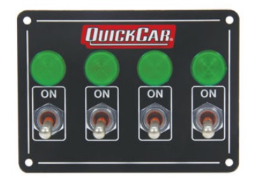 Pilot Weatherproof Accessory 4 Switch Panel