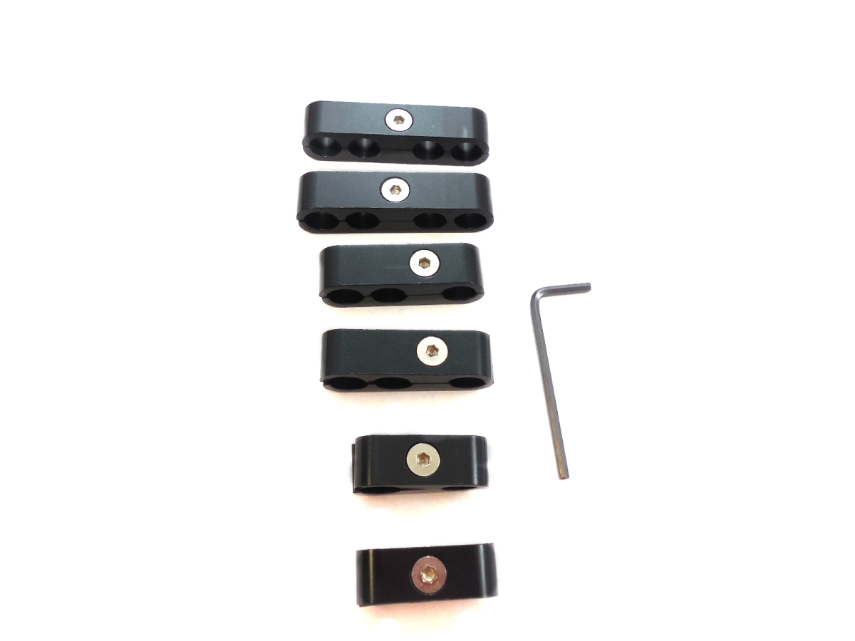 RPCR9570BK Billet Wire Separators Race Style, Black