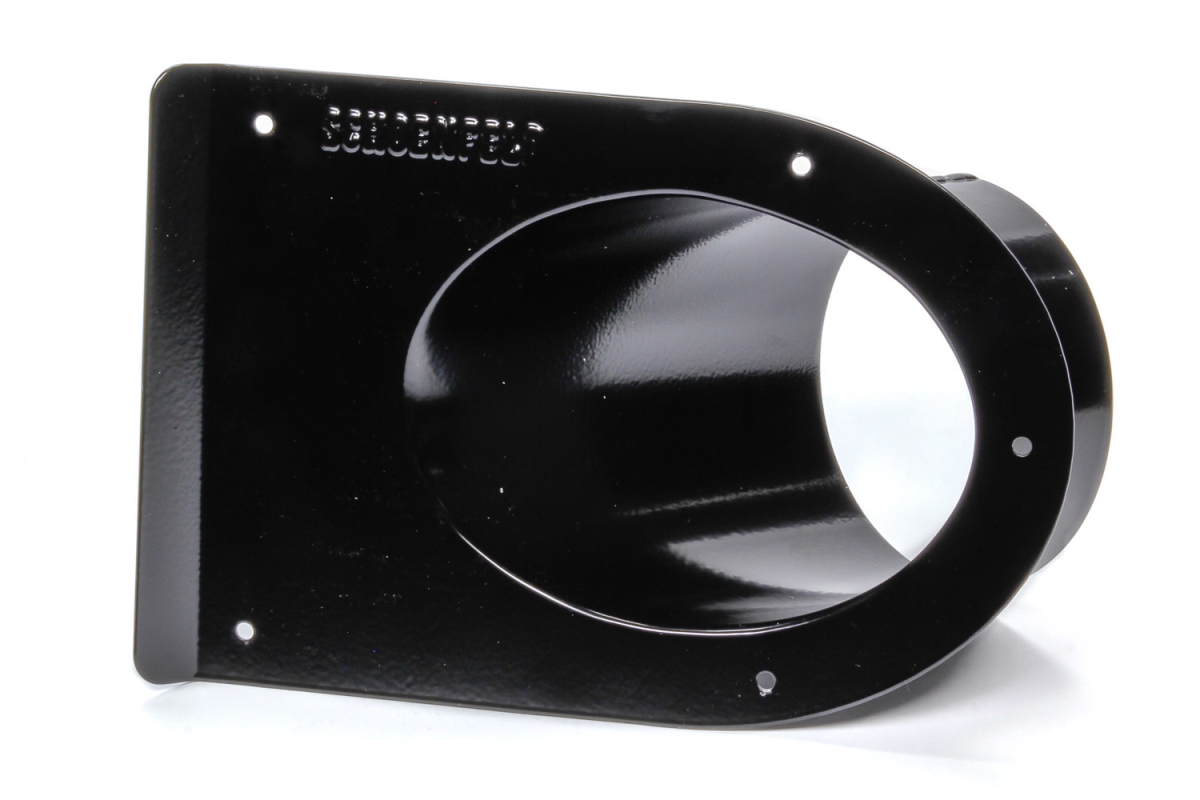 4 in. Tail Pipe Saver, Black - 45 deg