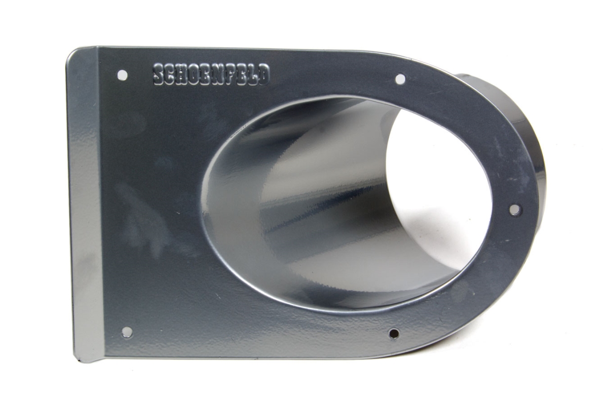 Headers 4 in. Dia. Tail Pipe Saver Single 45 deg Outlet - Silver Powder Coat