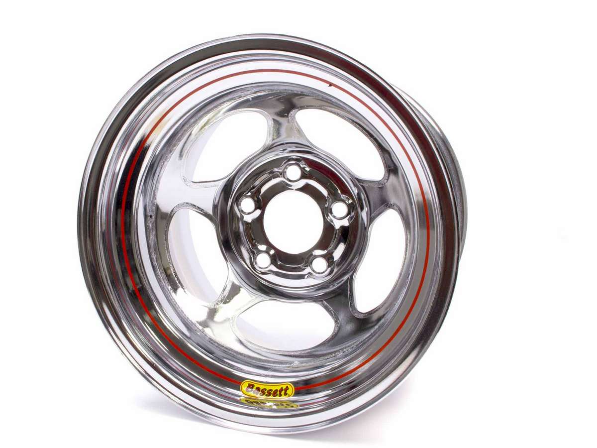 50L54C Inertia Advantage Wheel - 15 x 10 in. & 5 x 5 in. - Chrome - 4 in. Back Spacing - 20 lbs