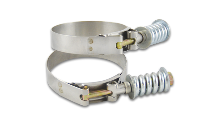 3.53 x 3.83 in. Stainless Spring Loaded T-Bolt Clamps