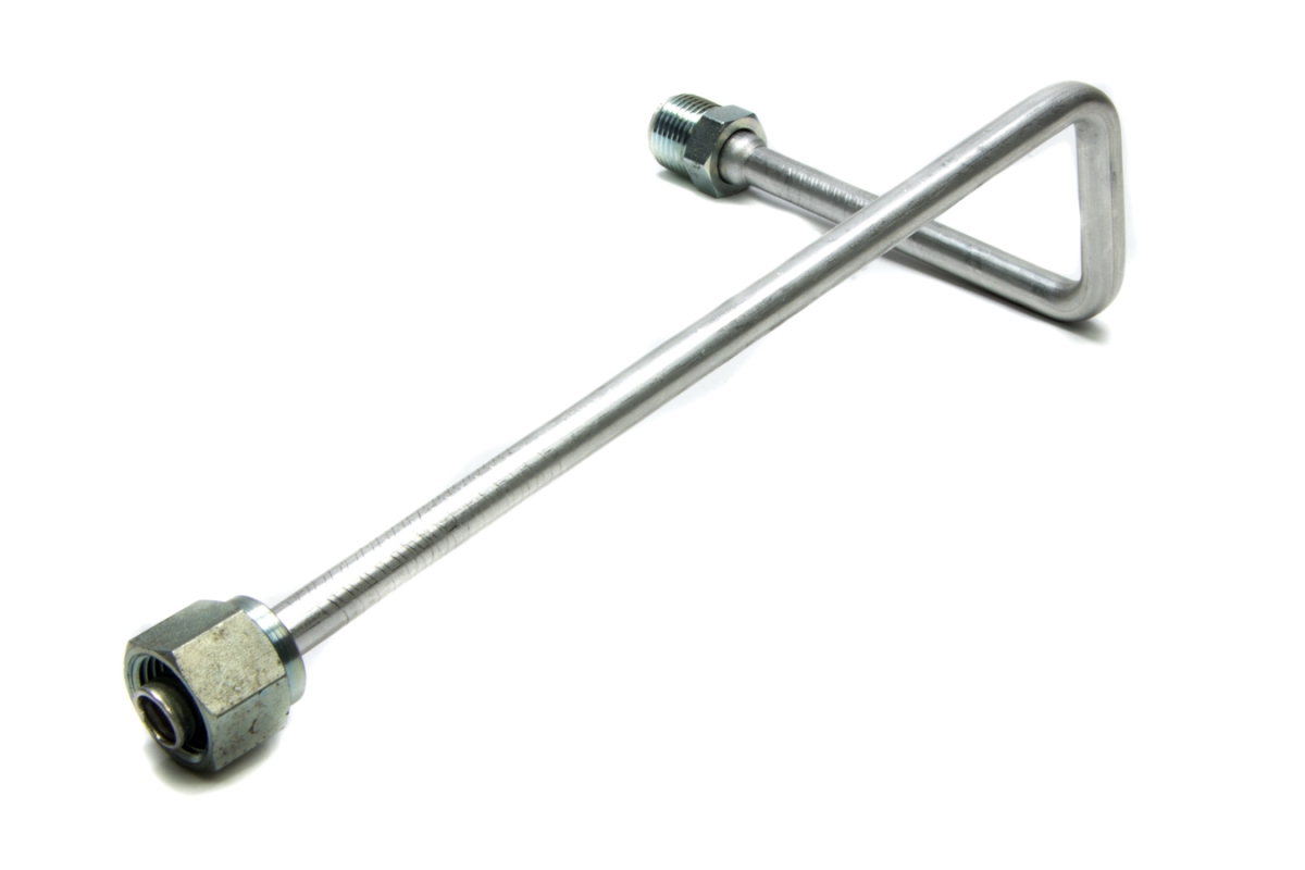 Refrigerant Hard Line 8 AN Aluminum Natural Side Exit - Condenser