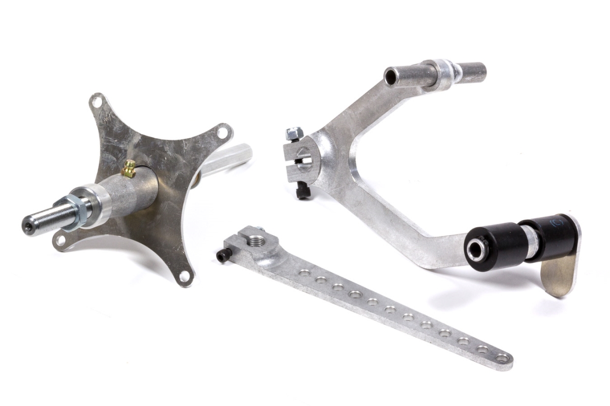 Adjustable Tubular Gas Pedal Assembly Chassis Mount - Aluminum