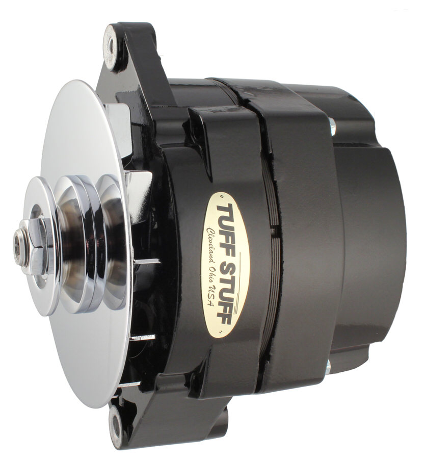 140A 1- Wire GM Alternator with 12 Clocking, Black
