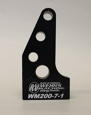 WEHWM200-7-1 1 in. Angled Extended Shock Mount without Swivel
