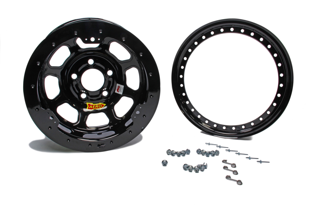 4.25 in. Beadlock, Black - 13 x 7 x 2 in.