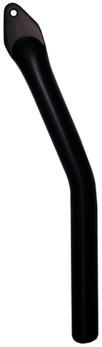 Forward Aluminum Front Wing Post Bent, Black