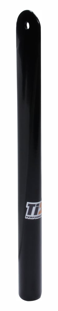 Straight Steel Front Wing Post, Black